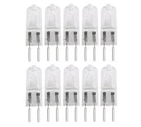 JZLBBC 10PCS GY6.35 35 Watt 230 Volt 50W G6.35 Ampoule halogène Lentille claire Dimmable Q35 / GY6.35 / CL / G6.35 JCD G6.35 100W Lampe halogène Blanc chaud 10W