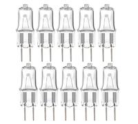 JZLBBC 10PCS Lampe halogène G6.35 20W 230V 50W 75W 100W Ampoule halogène 2 broches T4 JCD Type Dimmable 2700K Blanc chaud 200W