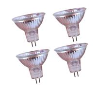 JZLBBC 4Pc Ampoule Halogène MR11 24V 10W Mini Réflecteur Lampes Halogènes GU4 24V 35W MR11 GU4 Spot Halogène Dimmable Diamètre 35Mm Blanc Chaud 20W