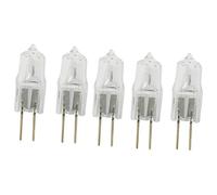 JZLBBC 5 pièces Ampoule Halogene G4 Blanc Chaud 6V 30W Lampe de Base à Broche Halogène G4 6V Blanc Chaud Gradable Lampe à Capsule Transparente,20W
