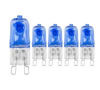 JZLBBC 5PCS G9 230V 25W Ampoule halogène 20W G9 230V 40W Lampe halogène Perles Cristal Lumière Machine Lampe de Travail Blanc Chaud 60W