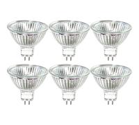 JZLBBC 6PCS Lampe Spot MR16 GU5.3 230V 10W MR16 Ampoules Projecteur Réflecteur GU5.3 Dimmable 2 Broches Blanc Chaud 2700K pour Plafonnier,Salle de Bain,Éclairage sur Rail