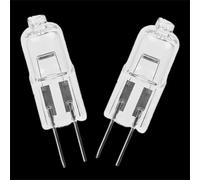 JZLBBC Cristalline Capsule Halogène G4 6V 12V 24V 220V Ampoules halogènes G4 10W 20W 35W 50W Lampe halogène tungstène blanc chaud 10PC 12V-10W