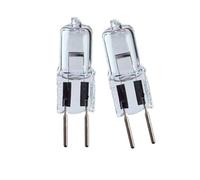 JZLBBC GY6.35 100W Ampoule halogène 12V GY6.35 20W Ampoule à capsule transparente 2 broches blanc chaud pour l’éclairage de la maison, accessoires de lampe 5PCS 20W