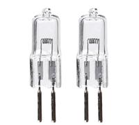 JZLBBC GY6.35 50W 24V Ampoules halogènes 2 broches Dimmable T4 Q35 / GY6.35 / CL transparentes Lampe halogène G6.35 24V 75W 100W 150W Blanc chaud 1PCS 10W