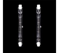 JZLBBC R7S Bulb R7S 189mm 1000W Ampoule 230V R7S J189 500W 750W Lampe halogène linéaire au tungstène Dimmable Blanc chaud 10PC 1000W