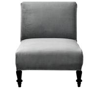 JZLEJC Couvoile à Chaise sans Bras Extensible, couvercles de Chaise Lavable à poussière avec Fond élastique, Protecteur de Meubles Amovibles pour Vivre, Salle Manger