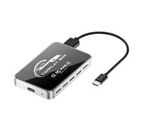 Jzones Adaptateur Carplay sans Fil, Plug & Play USB pour CarPlay et Android Auto, Wi-FI Double Bande, Vidéo 4K, Compatible avec iPhone 7+/iOS 10+ et Android 11+, Adapté à la Plupart des Véhicules