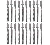 Jzoowar 20 pièces T119BO 12 TPI Assortiment de lames de scie sauteuse avec couvercle en T pour couper le bois avec précision