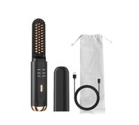 Jzoowar Brosse à Lisser les Cheveux Sans, Brosse à Lisser à Chauffage, Multifonctionnelle, Ions Négatifs, Peigne Électrique Chaud pour Cheveux