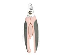 Jzoowar Coupe-Ongles Professionnel pour Animaux de Compagnie avec Protection de Sécurité,Ciseaux en Acier Inoxydable, pour Chat et Chien,Soins des Griffes, Fournitures de Toilettage,Rose