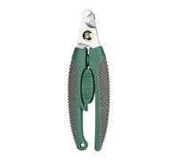 Jzoowar Coupe-Ongles Professionnel pour Animaux de Compagnie avec Protection de Sécurité,Ciseaux en Acier Inoxydable pour Chat et Chien, Soins des Griffes, Fournitures de Toilettage,Vert