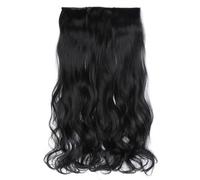 Jzoowar Ensemble de Perruques Trois Pièces Épaissies de 65 Cm, Perruque Longue et Bouclée, Haute Température, de Cheveux, Brun Clair, Long Rouleau Ondulé B