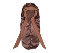 Jzoowar Femmes Bonnet Chapeau de Couchage Longue Queue Tresse Cheveux Nuit Sommeil Bonnet Tête Bonnets de Douche pour Sauna Bain Bonnet Café