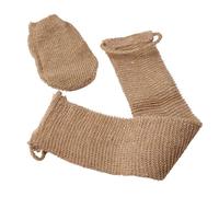 Jzoowar Ramie Serviette de Bain Serviette de Douche Dos Corps Ceinture Exfoliante Douche Épurateur pour le Nettoyage Du Corps Salle de Bain Sangle de Douche