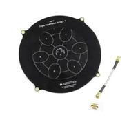 Jzoowar Triple alimentation 150 mm 5,8 GHz 14DBi Pagode Array Antenne FPV Transmetteur d'image Antenne à panneau plat pour drone FPV Noir
