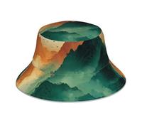 JZQZH Cloudy Mountain Chapeau bob réfléchissant - tendance, polyvalent, confortable, respirant, pour les activités de plein air, noir