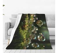 JZQZH Couverture de canapé à motif bulles dans la forêt pour chaleur et confort en hiver, 101,6 x 76,2 cm, légère, pliable pour la maison