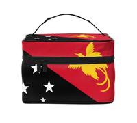 JZQZH Drapeau de la Papouasie-Nouvelle-Guinée Sac à cosmétiques portable Organiseur de rangement personnalisé pour voyage, camping, hôtels et voyages longue distance