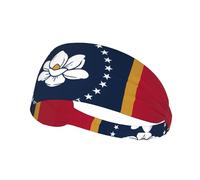 JZQZH Mississippi State Flag Bandeau de sport hautement élastique respirant léger et durable pour course à pied, fitness, yoga, cyclisme