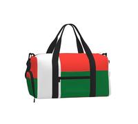 JZQZH Sac à bandoulière de grande capacité avec drapeau de Madagascar - Léger et robuste - Imperméable - Pour voyage en plein air