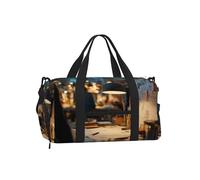 JZQZH Sac à bandoulière de grande capacité pour salle de peinture chaude, léger, robuste, hydrofuge pour voyage en plein air