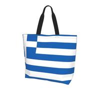 JZQZH Sac à bandoulière réutilisable avec drapeau grec léger pour femme, robuste et durable pour les trajets quotidiens