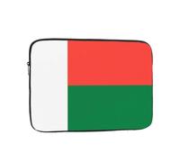 JZQZH Sac pour ordinateur portable 13" résistant aux chocs portable avec motif drapeau de Madagascar - Sac à main pour voyage d'affaires, travail, université