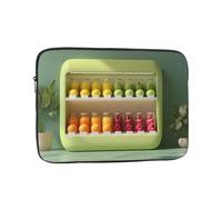 JZQZH Sac pour ordinateur portable 15" résistant aux chocs portable avec présentoir à jus tendance, sac à main pour voyage d'affaires, travail, université