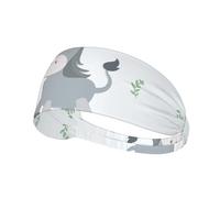 JZQZH Smiling Donkey Bandeau de sport hautement élastique respirant léger et durable pour course à pied, fitness, yoga, cyclisme