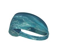 JZQZH The Deep Ocean Bandeau de sport hautement élastique respirant léger et durable pour course à pied, fitness, yoga, cyclisme