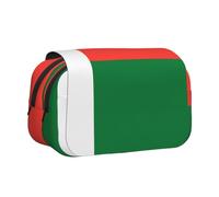 JZQZH Trousse à stylos double couche Drapeau de Madagascar - Rangement exquis et durable pour papeterie et petits objets