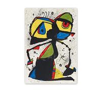 JZSDGB Joan Miro Tableaux sur toile Célèbres Reproductions-Impression sur toile Joan Miro -Tableau Abstrait Joan Miro Poster-Tableau d'art mural en toile L'abeille rêveuse 30x45cm(12x18in) Sans cadre
