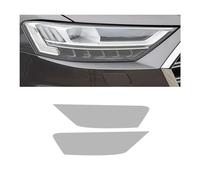 JZsmsai Film Protection Phare pour Audi A8/S8 2014-2021, 1 Paire de Films de Protection teintés pour phares de Voiture Autocollants Transparents en TPU Noir fumé