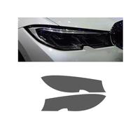 JZsmsai Film Protection Phare pour BMW Série 3 G20 G21 2019-On, Film Protecteur Transparent en TPU pour phares de Voiture Autocollant fumé Noir