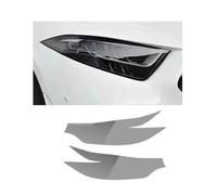 JZsmsai Film Protection Phare pour BMW Série 4 F32 F33 F36 2014-2019, Film Protecteur Transparent en TPU pour phares teintés Noir fumé