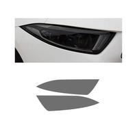 JZsmsai Film Protection Phare pour Mercedes Benz Classe CLS C218 C257 2012-présent, Film de Protection pour phares Autocollant Transparent en TPU Noir