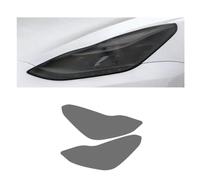 JZsmsai Film Protection Phare pour Tesla Model Y 2021-2024, Film Protecteur Transparent en TPU pour phares et Feux arrière de Voiture teinté Noir fumé