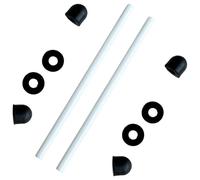 JZSMY Lot de 2 arbres en céramique pour jacuzzi Intex Pure Spa - Pompe à impulsion Fix E90 (2 arbres en céramique avec 4 capuchons en caoutchouc)