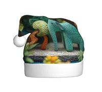 JZSTY Chapeau de Noël polyvalent avec imprimés exquis de murmure de forêt pour Noël, Nouvel An, fêtes de fin d'année, fournitures de fête