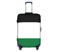 JZSTY Durable et élégant Drapeau de l'État de Palestine Valise Housse pour Voyage et Affaires Résistant aux Rayures Anti-Poussière, blanc, S