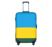 JZSTY Durable et élégant drapeau du Rwanda Valise Housse de protection pour Voyage et Affaires Résistant aux rayures et à la poussière, blanc, très grand