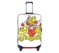 JZSTY Durable et élégant Drapeau du Sénat de Brême Valise Housse pour Voyage et Affaires Résistant aux Rayures et à la Poussière, blanc, M