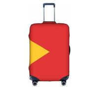JZSTY Durable et élégant Drapeau du Timor-Leste Valise Housse pour Voyage et Affaires Résistant aux rayures et à la poussière, blanc, M