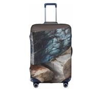 JZSTY Durable et élégant Quartz Glow Valise Housse pour Voyage et Affaires Résistant aux rayures et à la poussière, blanc, L