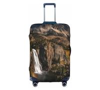 JZSTY Evergreen Cliffs Housse de Valise Durable et élégante pour Voyage et Affaires Résistant aux rayures et à la poussière, blanc, très grand