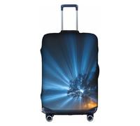 JZSTY Housse de Valise Arbre Lumineux Durable et Élégant pour Voyage et Affaires Résistant aux Rayures et à la Poussière, blanc, M