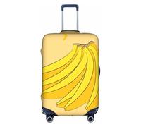 JZSTY Housse de Valise Banane de Dessin Animé Durable et Élégant pour Voyage et Affaires Résistant aux Rayures et à la Poussière, blanc, très grand