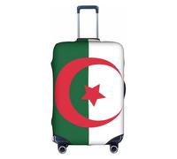 JZSTY Housse de Valise Drapeau Algérie Durable et Élégant pour Voyage et Affaires Résistant aux Rayures et à la Poussière, blanc, M