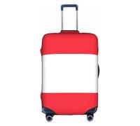 JZSTY Housse de Valise Drapeau Autriche Durable et Élégant pour Voyage et Affaires Résistant aux Rayures et à la Poussière, blanc, très grand